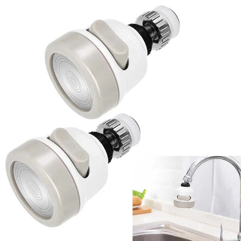 

Faucet Sprayer Attachments 2PCS Water Saving Regulated Rotating Sprinklers Kit