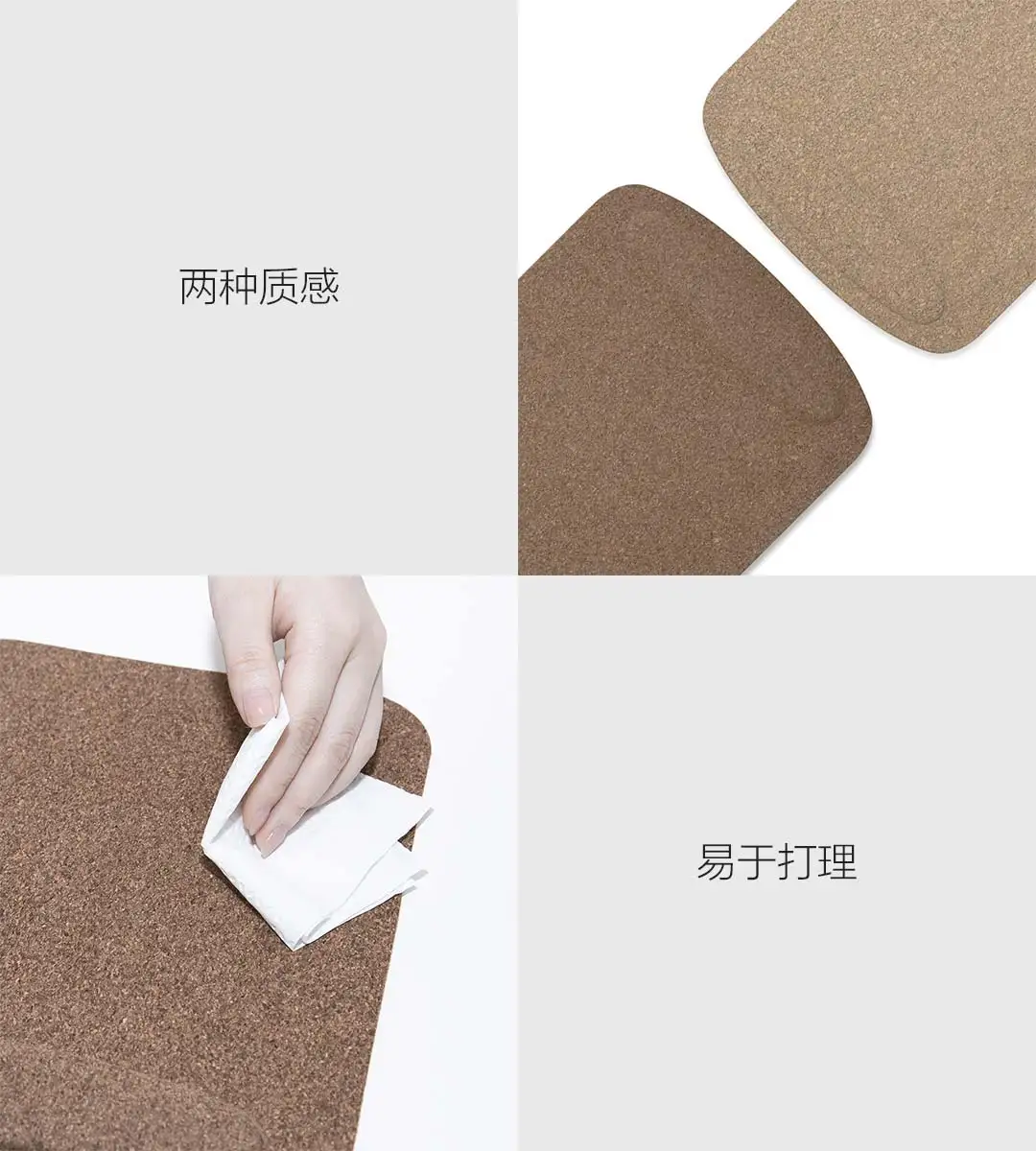 Xiaomi эргономичный коврик для мыши водонепроницаемый для кожи дубовое покрытие Коврик для мыши с подставкой для запястья Проводная Беспроводная игровая мышь