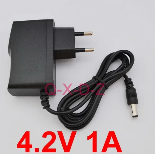 1 шт. 4,2 V 1A 7,2 V 1A 8.4V1A 12,6 V 1A 13,8 V 1A 16,8 V 1A 1000mA AC DC адаптер питания настенное зарядное устройство для литиевой батареи - Цвет: 4.2V 1A