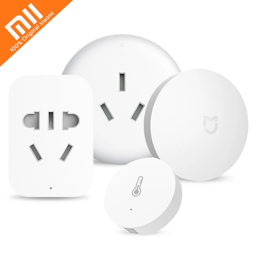 

Smart Home Kit Aqara Temperature Control Set Wireless Switch + Humidity Sensor + Air Conditioner + ZigBee Outlet