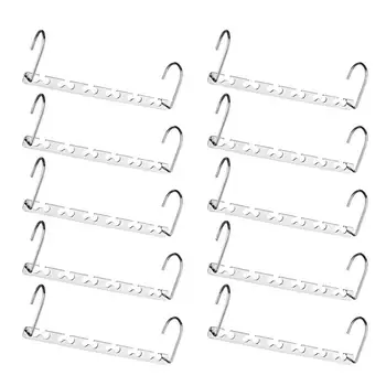 

YHYS Magic Hangers,Space Saving Hangers Magical Clothing Hanger with Hook Stainless Steel Wonder Closet Organizer (10-Pack)