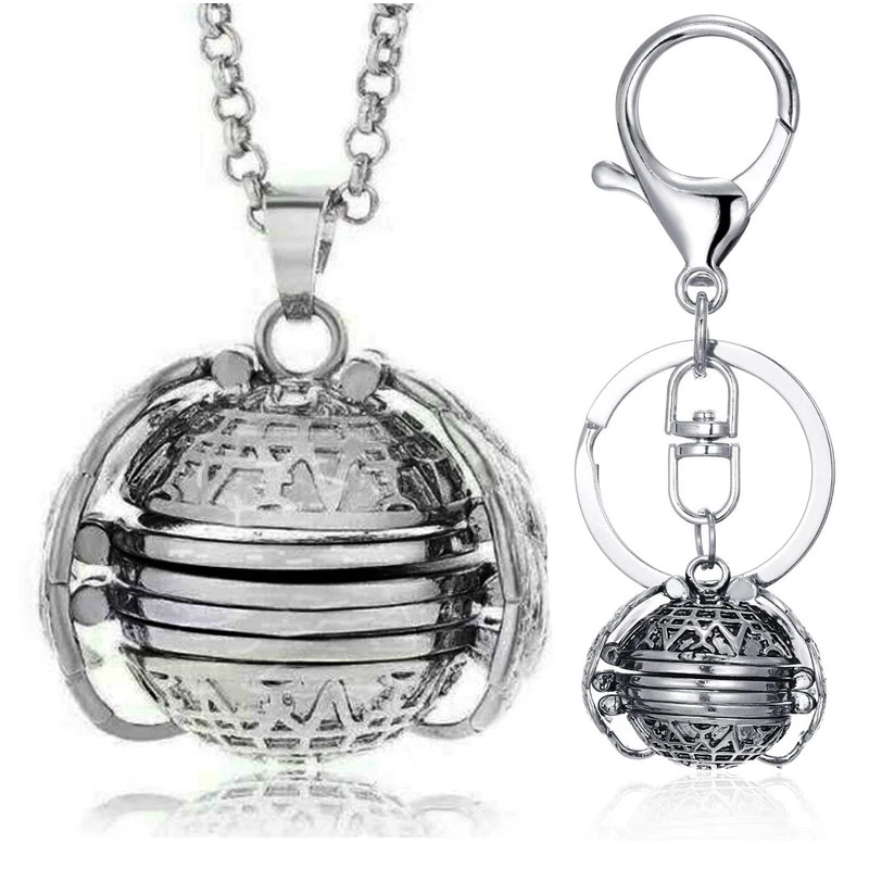 

Magic Photo Pendant Memory Floating Locket Necklace Plated Angel Wings Flash Box Fashion Album Box Necklaces for Women Jewelry