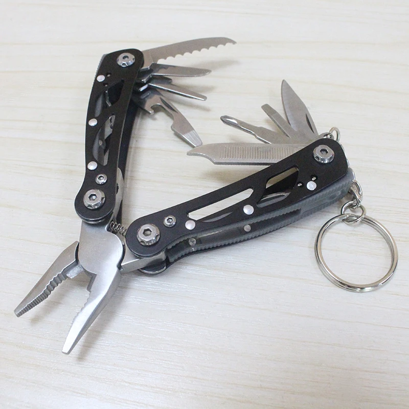 

Geoeon Outdoor Multitool Pliers Wire cutters Fold Screwdriver set Mini Folding Pocket Portable cutting pliers D24