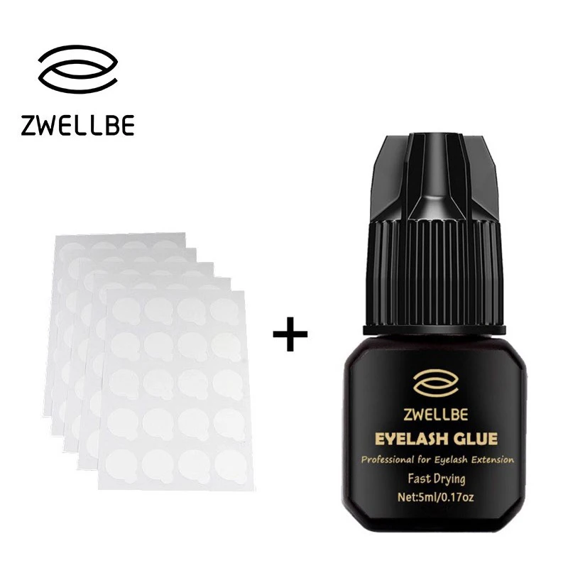 

SENSITIVE Eyelash Extension Glue Lash 5 ml LOW Fume 2-4 Sec Drying time Retention 20-25 weeks Pro Use Only Black Adhesive