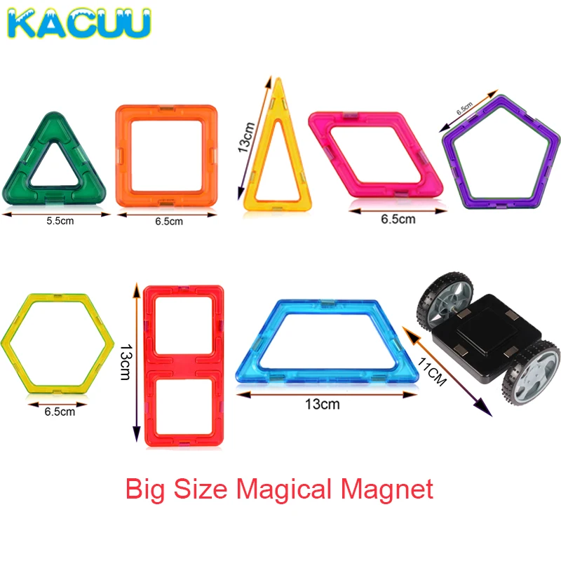 Goedkoop 19 149 Pcs Big Size Magnetische Blokken Bouw Designer Set Diy Kids Plastic Magnetische Speelgoed Educatief Speelgoed Voor Kinderen