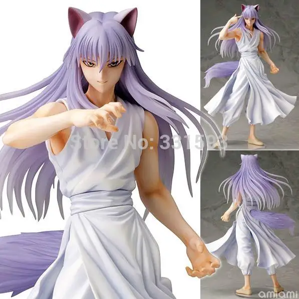

Anime Cartoon YuYu Hakusho Demon Fox Kurama 1/8 PVC Action Figure Collectible Model Toy 10" 25cm YYFG004