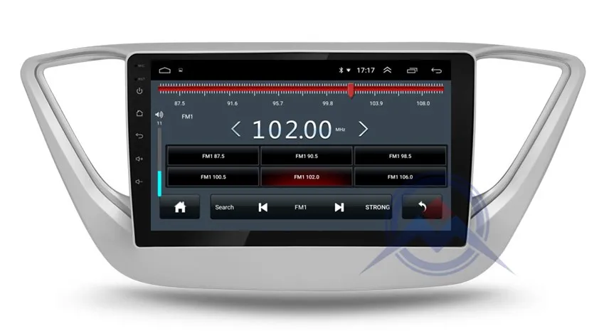 ZOHANAVI 2.5D ips экран Мультимедиа Android 9,0 Автомагнитола для hyundai solaris accent verna DVD gps навигация