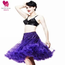 Custom Pettiskirt Women Sexy skirts Chiffon Petticoat Underskirt Tulle Tutu 20 Colors 65cm One Layer No