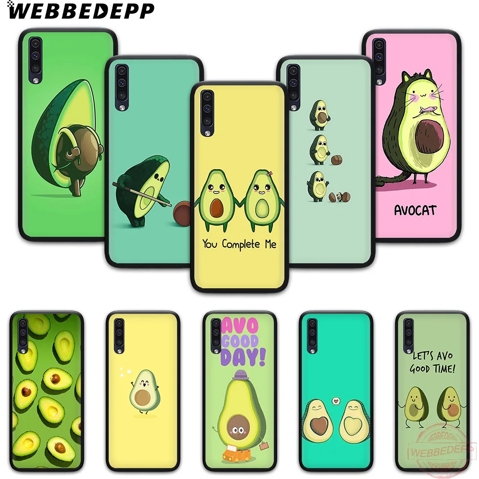 

WEBBEDEPP Interesting avocado soft silicone for Samsung A3 5 6 7 8 9 J6 A10 A20 A30 A40 A50 A60 A70 M10 M20 30 40