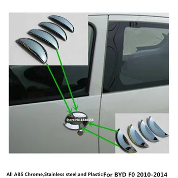 

Free shipping Car cover Styling detector frame panel lamp trim ABS chrome door handle/bowl For BYD F0 2010 2011 2012 2013 2014