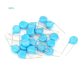

20pcs Blue 20KV 1nF 0.001uF 1000pF 102 High Voltage Ceramic Capacitor Kit