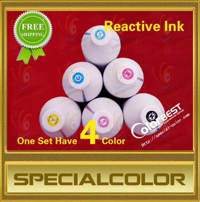 

Factory Direct! 1000ml Digital Fabric Reactive Ink in Bottle 4Colors