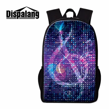 

Dispalang Latest Design School Backpack Pattern Artistic Bookbag Ballet Personalized Bagpack Violin Day Pack for Girls Rucksack
