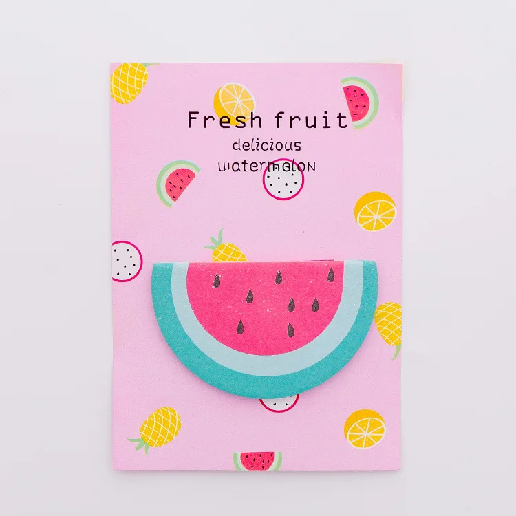 Милый Kawaii креативный маленький свежий фрукты N Times стикер для заметок блокнот планировщик наклейка бумага школьные канцелярские принадлежности - Цвет: Watermelon