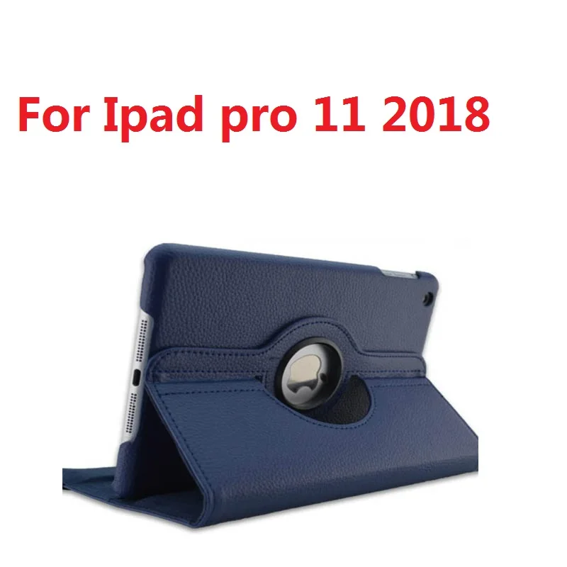 Чехол для iPad Pro 11 12,9 9,7 10,5 с магнитом с автоматическим включением и отключением экрана Стенд кожаный чехол для iPAD Air 1 iPad 2 3 4 9,7 - Цвет: pro 11 2018 blue