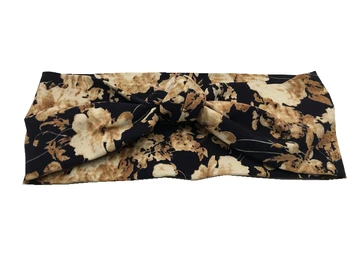 

J173113 2017 Newest set fashion flower denim knot headbands yoga hair fascinators girls hair band head band for women