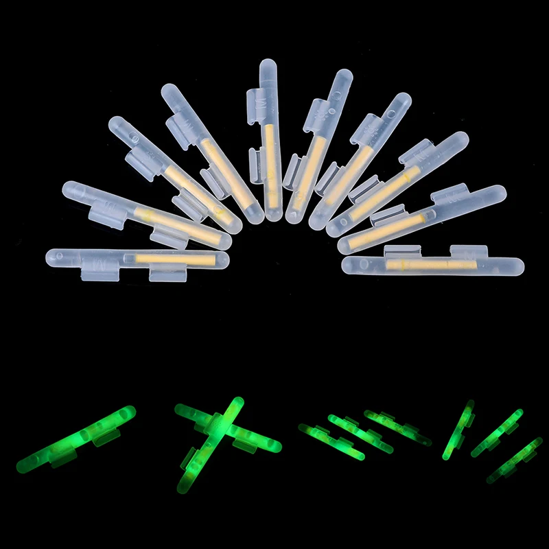 10 мешков/20 шт. флуоресцентная световая палка для рыбалки, темная светящаяся палка, ночной поплавок, удочка, световая рыболовная снасть