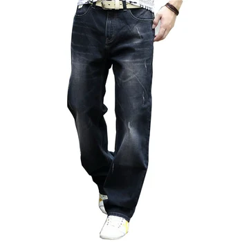 

Men's Jeans Business Casual Slim Summer Straight Large Size Blue Jeans Stretch Jeans Pants Moto Pants Classic Jeans Size 28-44