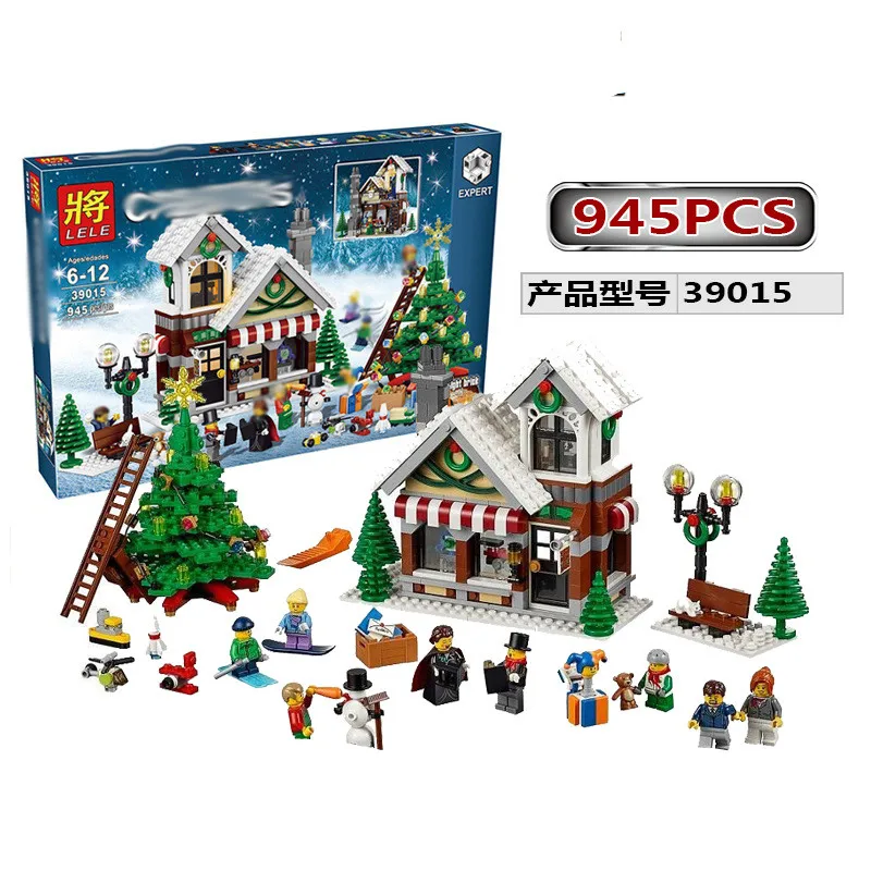

Girl Series 39015 Cinderella's Christmas hut Blocks Educational Brick Toy Figures compatible 10249