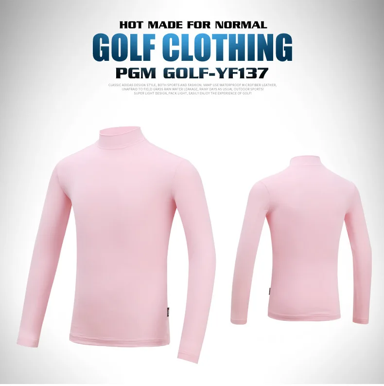 PGM Golf Футболка детская одежда Летний солнцезащитный спортивный костюм с длинными рукавами для девочек