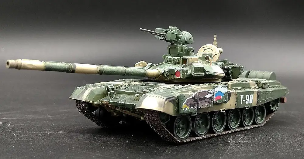 Русский T-90 1/72 без литья под давлением модель готового танка Модель сбора