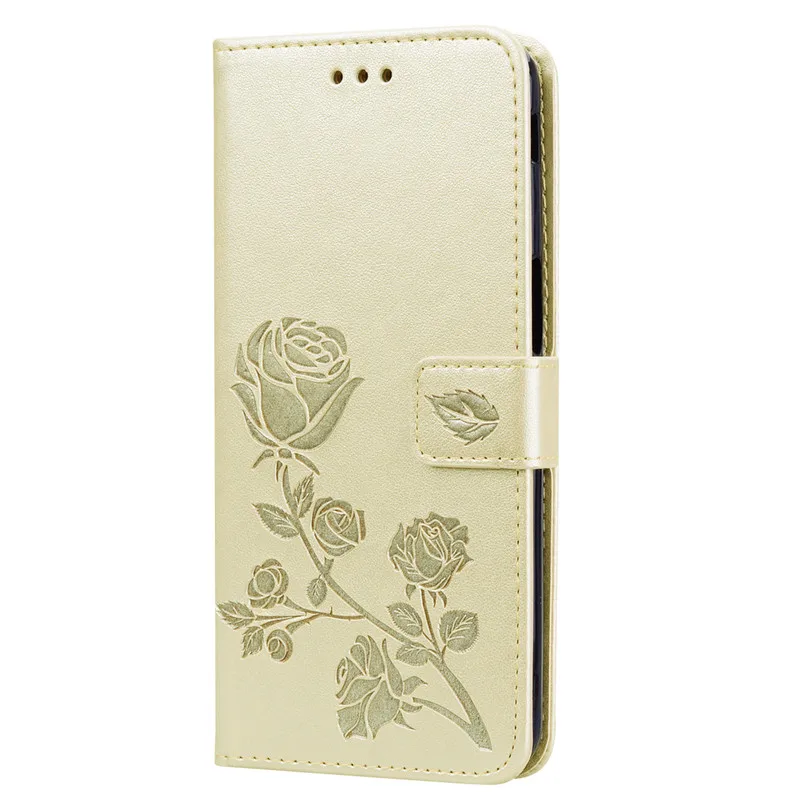 Шикарный кожаный флип-чехол для huawei Y7 Pro Y6 Prime Honor 20 10 Lite 8C 8X 8A 9X P Smart plus Блестящий розовый чехол для телефона - Цвет: Golden 2