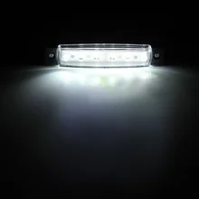 Супер яркий 30 шт. 3 цвета DC12V 6LED Грузовой автомобиль Прицеп боковой маркер габаритный светильник индикаторная лампа набор белый/красный/желтый
