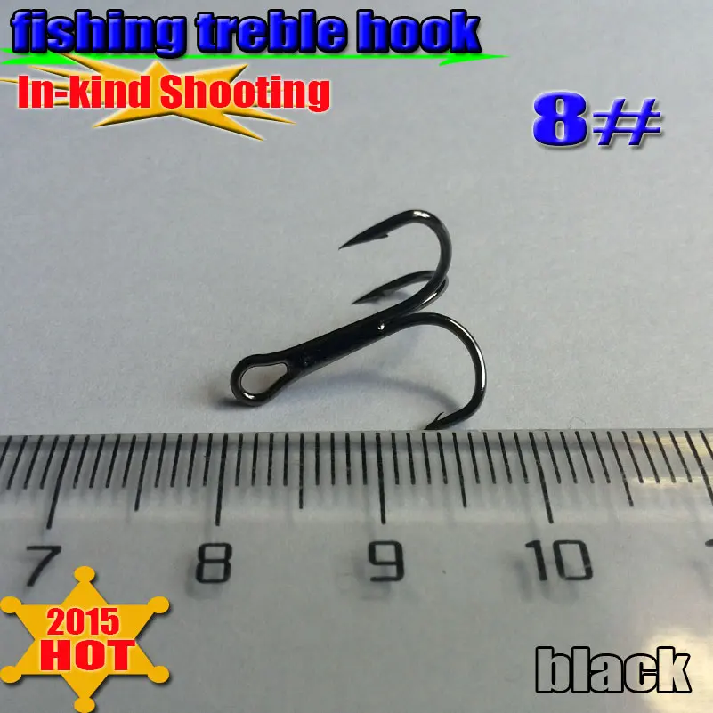 2023NEW Treble Fishing Hookssize 8# quantily1000pcs/lot High Quality  high-carbon steel - AliExpress