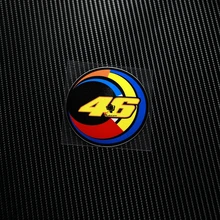 NO.TL022 Free shipping 46# Rossi F1 Reflective Car Sticker Decals Motorcycle Racing Stickers auto sticker Motorbike ATV Helmet