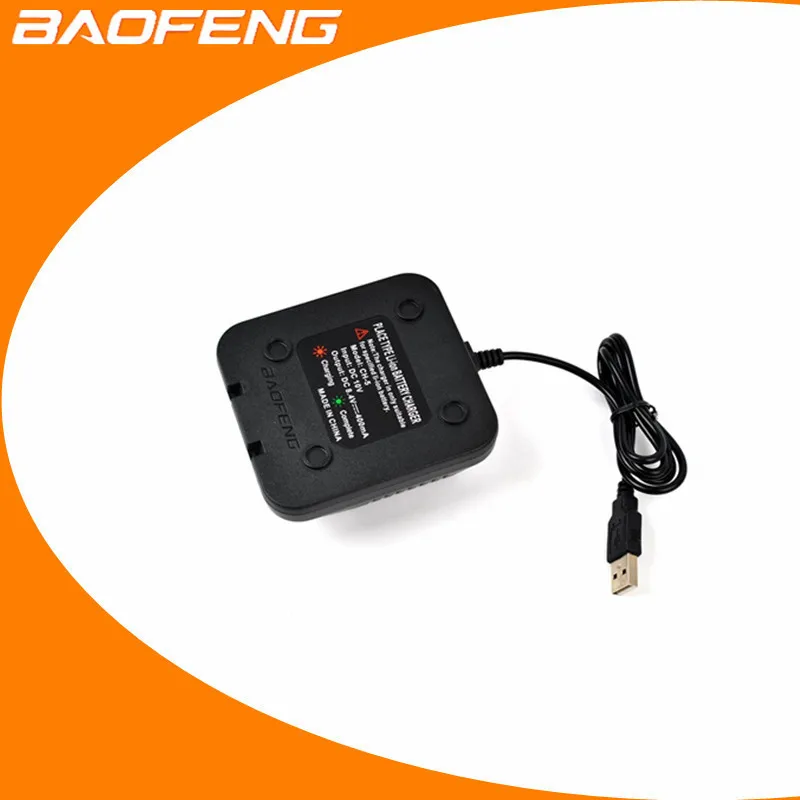 Baofeng UV 5R USB настольное зарядное устройство для аккумулятора для Uv-5r 5re запчасти Настольный литий-ионный заряд любительский радиопередатчик Baofeng рация аксессуары