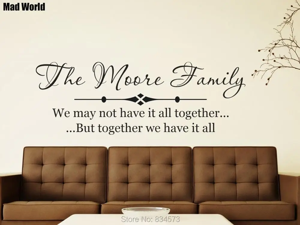 Moore Personalised Home Family Name 56 160w 47 135w 37 106w 3