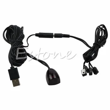 

1 PC IR Infrared Remote Extender 4 Emitters 1 Receiver Repeater System Kit