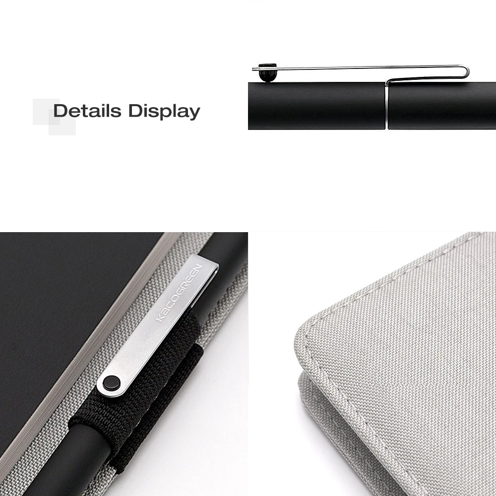  Hot Xiaomi Mijia Smart Home Kaco Noble Paper NoteBook PU Leather Card Slot Wallet Book for Office B - 32953818311