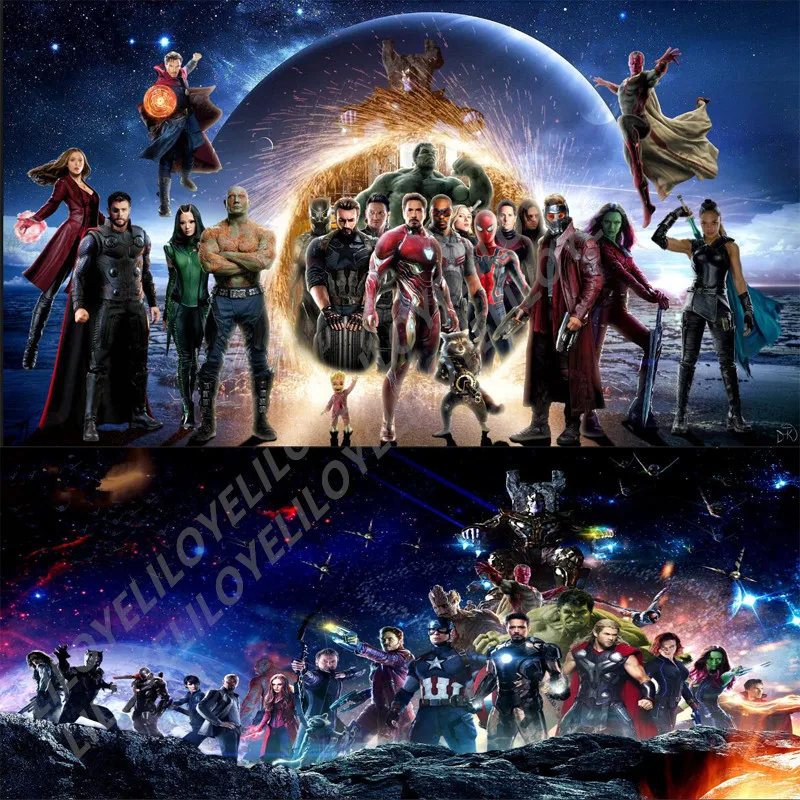 

Superheroes Marvel Comics" 5D Diamond Painting Full Square Diamond Embroidery "The Avenger" Pictures Diamond Mosaic Decor FG717
