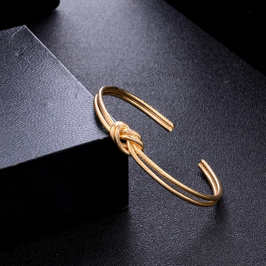 bracelets bangles Set Classic Arrow Knot Round Crystal Gem Multilayer Adjustable Open Bracelet for Women luxury bracelet (9)