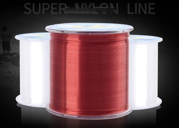 

500M Durable Monofilament angeln Fishing Line Low Memory Nylon Spotted invisible Line good Quality Fishing Tackles pesca vissen