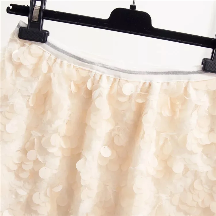 Ceny Marwin 2018 nowości cekiny spódnice jesienno zimowa moda frezowanie do kolan imperium Sexy Club spódnice bożonarodzeniowe G