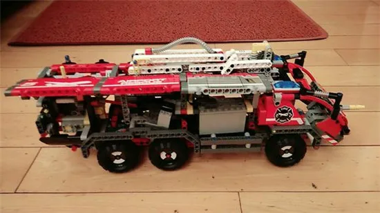 

HOT SALE Lepins Genuine Technic Mechanical The Rescue Vehicle Set Children Educational Building Blocks Bricks Figures Toys