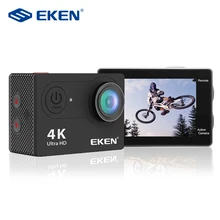 Оригинальная Экшн-камера eken H9R Ultra HD 4K WiFi с 2,4G пультом дистанционного управления 2," экран 30 м водонепроницаемая Спортивная мини-камера