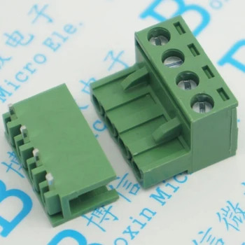 

100pcs 2EDG 5.08-4PL Terminals Connector 5.08MM Pitch Plug-in Angle Terminals