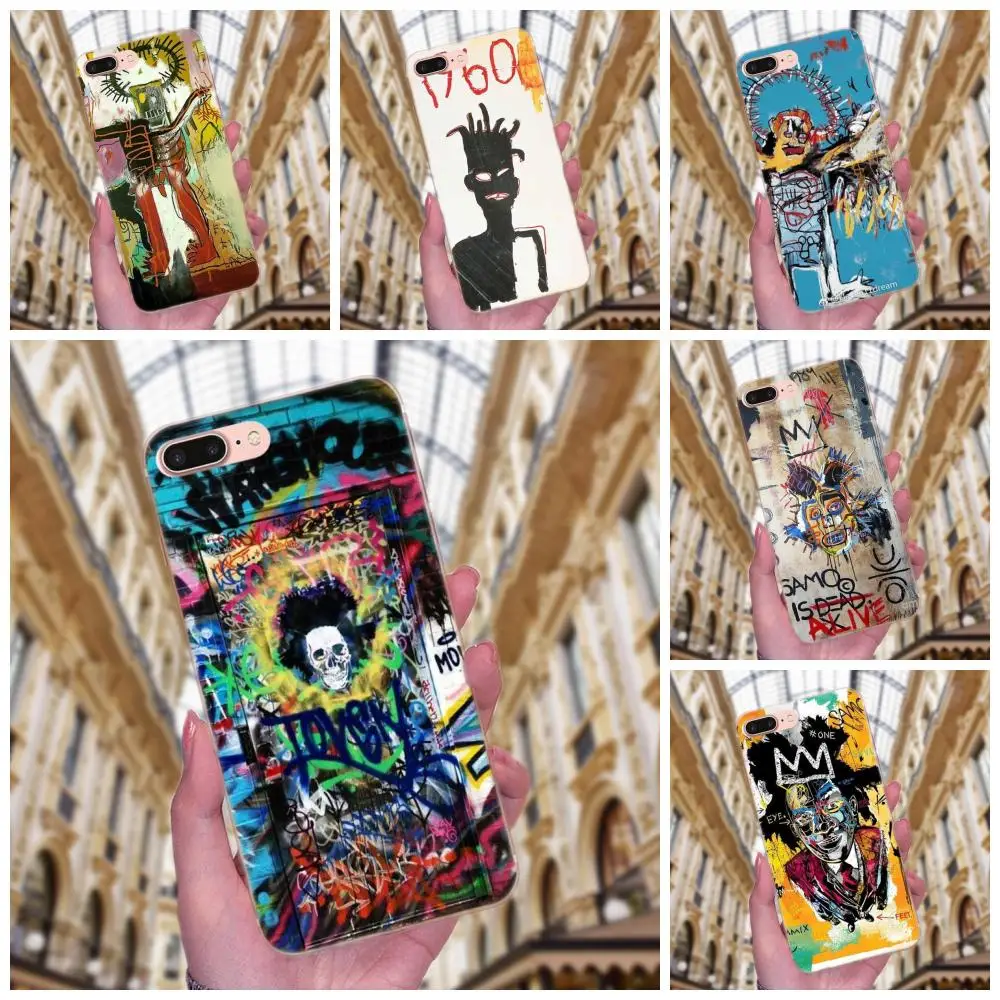 В памяти Basquiat Manson идеальные мягкие ТПУ чехлы для Samsung Galaxy Note 5 8 9 S3 S4 S5 S6 S7 S8 S9 S10 mini Edge