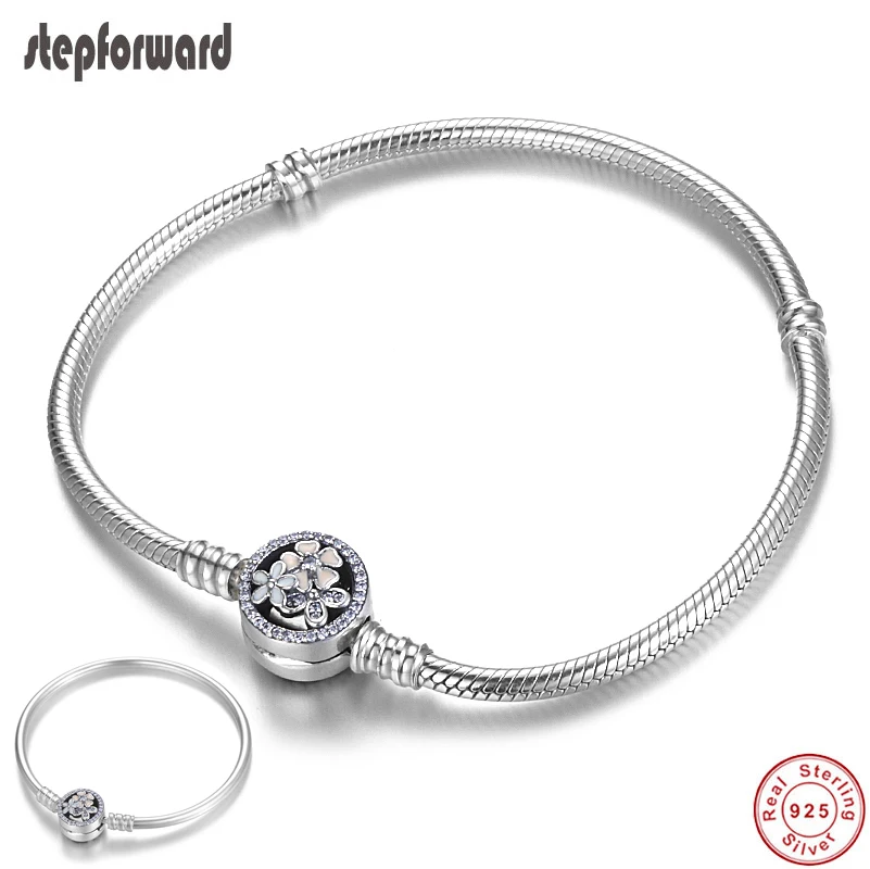 Браслет с эмалью и цветком 14 22 см|bracelet designer|designer braceletsnake bracelet |