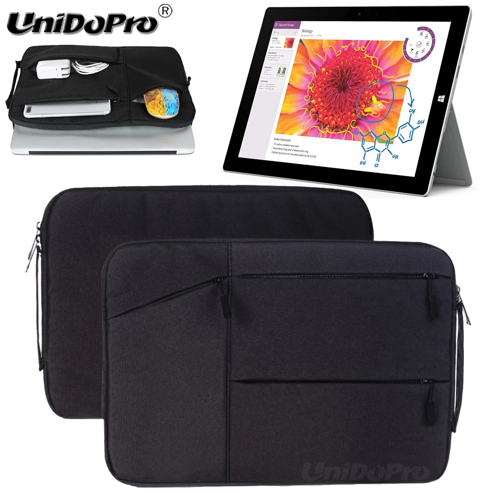 Unidopro Multifunctional Sleeve Briefcase Notebook Handbag Case for