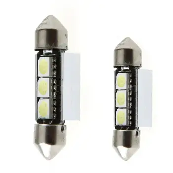 

LED Car lights CANBUS Car Interior Dome Festoon Light White 2Pcs 37mm Hot