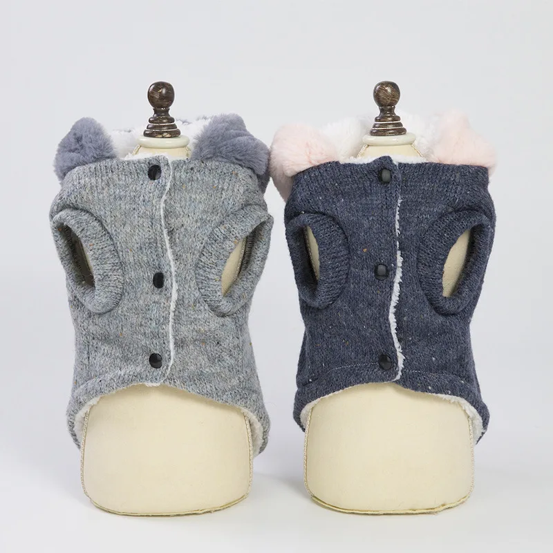 

Warm Pet Dog Hoodie Sweater Wear in Autumn Winter Cotton soft Coats two feet Small Medium Large Pets Suppliers Dog Clothes