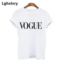 Новая модная летняя футболка Harajuku Tumblr VOGUE повседневные женские футболки с принтом женские топы