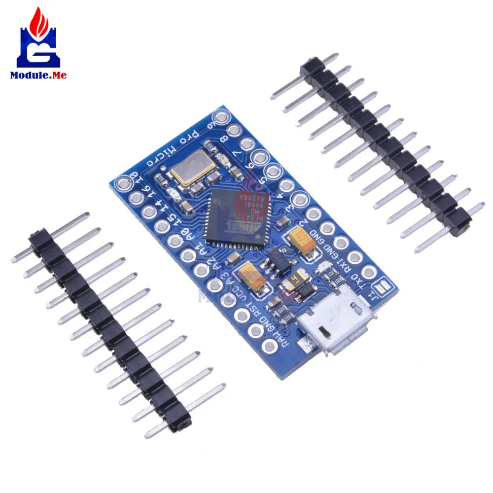 Микро-usb ATmega32U4 Pro Micro 3,3 V 8MHz Модуль платы для Arduino/Leonardo ATMega 32U4 контроллер Pro Micro Замена ATmega328