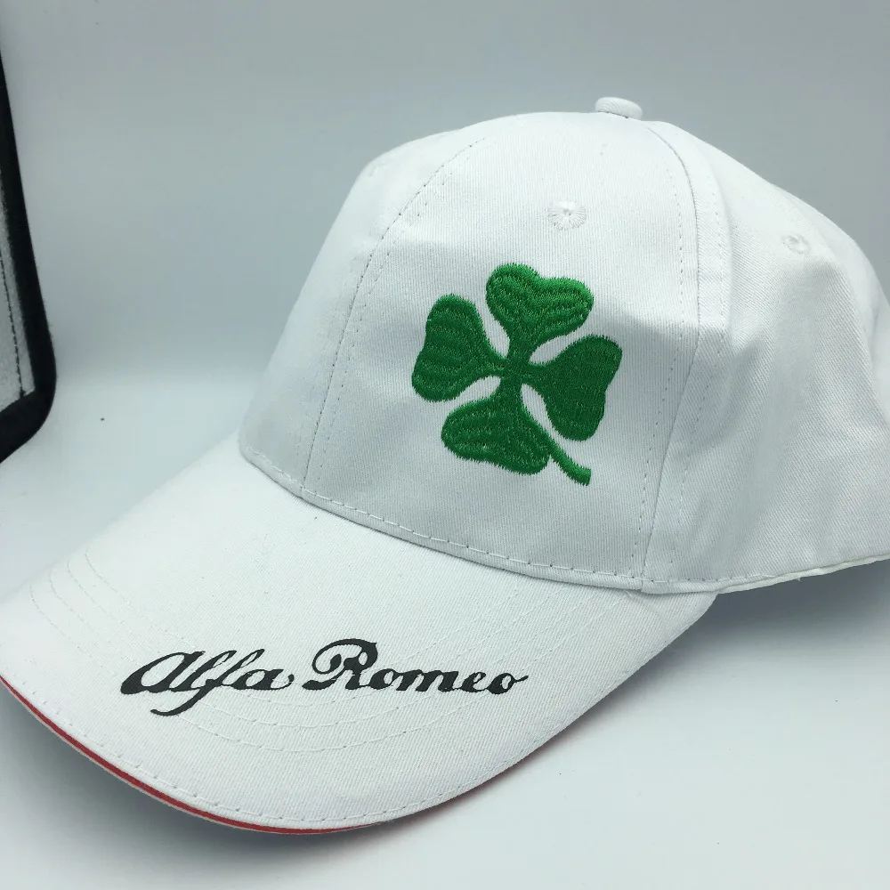 Зеленая Кепка для Alfa Romeo Sportiva Quatrefoil Регулируемая Повседневная с логотипом Sline
