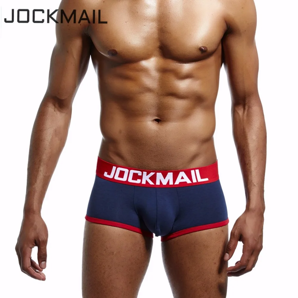 Мужское нижнее белье JOCKMAIL хлопковые боксеры с открытой спиной и ягодицами