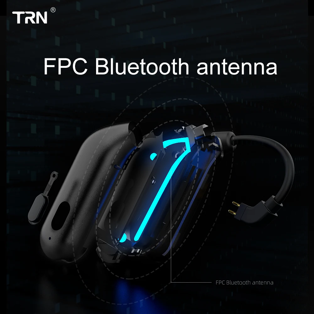 TRN BT20S APTX Bluetooth 5 0 ушной крючок MMCX/2Pin наушники кабель адаптер для VX BA5 IM2 X6 V30 V20 ZS10 F3 T2
